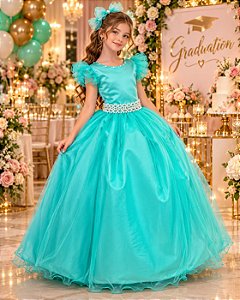 Vestido Marie Longo Amanda Verde Tiffany