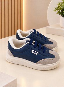 Tenis Nilqi Masculino Enzo Azul Marinho e Off
