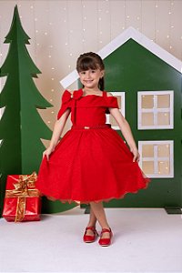 Vestido Banana Club Jessica Vermelho - Natal