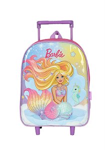 Mochila de Rodinhas Barbie Sereia