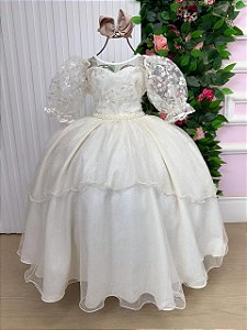 Vestido Bella Child Longo Eva Off