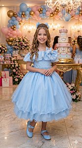 Vestido Bella Child Martina Azul Bebe