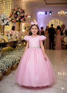 Vestido Marie Longo Heloisa Rosa Bebe
