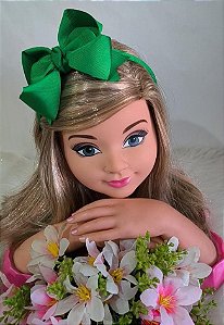 Tiara Belli Laço Verde Bandeira