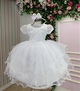 Vestido Bella Child Lavínia Branco