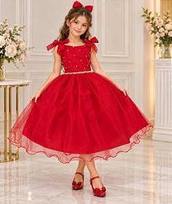 Vestido Marie Mariely Vermelho
