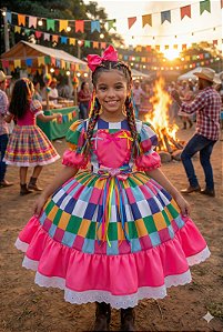Vestido Marie Junino Quermesse do Interior