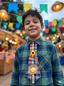 Gravata Junina Belli Miguel Azul