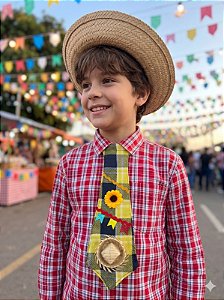 Gravata Junina Belli Enrico Amarelo