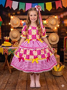 Vestido Junino Mimadine Luxo Milena