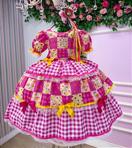 Vestido Junino Mimadine Luxo Milena