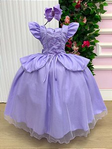 Fantasia/ Vestido Mini Miss Longo Rapunzel
