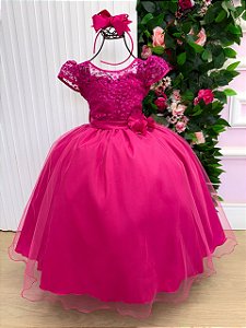 Vestido Mini Miss Longo Carol Pink