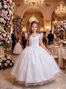 Vestido Mini Miss Longo Suzy Branco