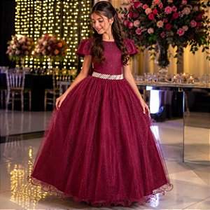 Vestido Marie Longo Heloisa Marsala