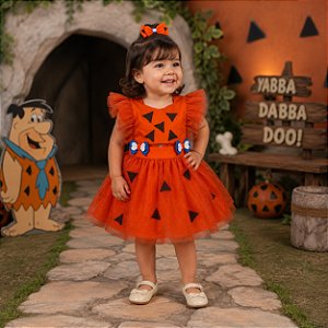 Romper/Vestido Princesa Belli Pequena Pedrita