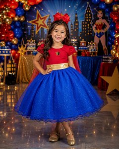 Fantasia/ Vestido Mini Miss Menina Da Justiça