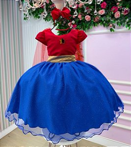 Fantasia/ Vestido Mini Miss Menina Da Justiça