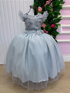 Vestido Mini Miss Longo Suzy Prata