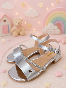 Sandália StarPink Aurora Prata