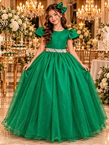 Vestido Marie Longo Heloisa Verde Bandeira