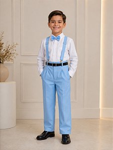 Conjunto Meninos Miss Cherry Leo Azul Claro Md 2