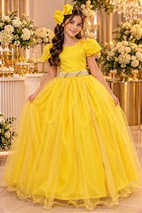 Vestido Marie Longo Heloisa Amarelo