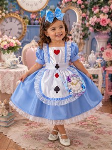 Fantasia Princesa Belli Doce Realeza - Mundo Encantado Azul