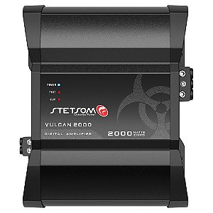 Módulo Amplificador Stetsom Vulcan 2000 Bass Boost 1 Canal 2000W Rms 4 Ohms