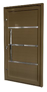 PORTA PIVOTANTE BRONZE COM FRISO COD. 5038