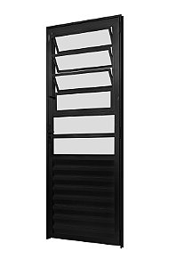 PORTA VENEZIANA BASCULANTE PRETA COD. 3042