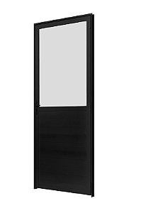 PORTA LAMBRI PRETA COM VIDRO SUPERIOR FIXO COD. 3240