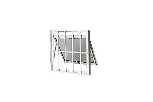 PORTA MAXI AR BRANCA COM GRADE COD. 3572
