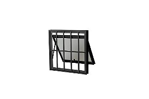 PORTA MAXI AR PRETA COM GRADE COD. 3574
