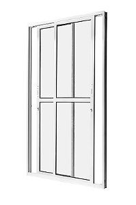 PORTA SACADA BRANCA COM 2 FOLHAS MÓVEIS COD. 1000