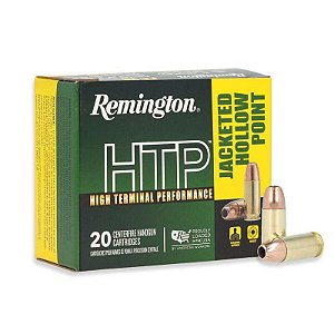 Munição REMINGTON 9MM LUGER HTP 147GR Caixa 20 Unid.