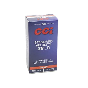 Munição CCI Cal .22 LR Standard Velocity Target Ogival