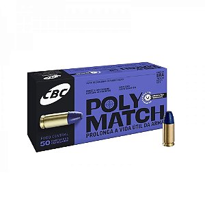 Munição CBC Polymatch 38 TPC 124gr - CX 50un
