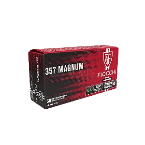 Munição Fiocchi Cal 357 MAG 158GR SJSP - 50 unidades
