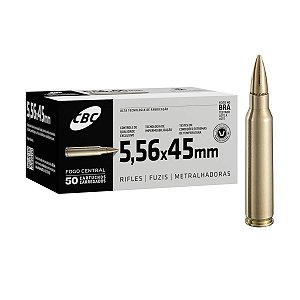 Munição CBC 5.56x45 SS109 62GR - 50 unidades