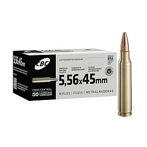 Munição CBC 5.56x45 OTM 77GR - 50 unidades