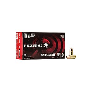 Munição Federal American Eagle FMJ 147gr FMJ - 50 unidades