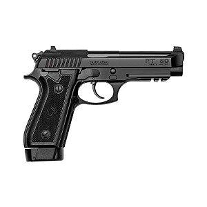 Pistola Taurus PT59S Carbono Fosco Com Zarelho CAL. .380ACP