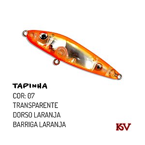 Isca Artificial KV Tapinha 6,5 cm 6 gr Cor 07