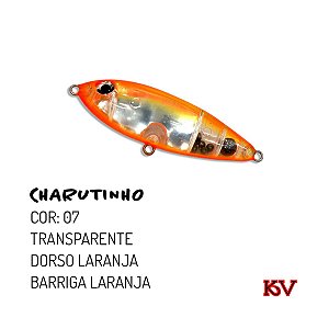 Isca Artificial KV Charutinho 6,5 cm 7 gr Cor 07