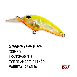 Isca Artificial KV Guaruzinho BL 5 cm 4,3 gr Cor 09