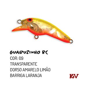 Isca Artificial KV Guaruzinho BC 5 cm 4,3 gr Cor 09