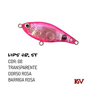 Isca Artificial KV Lips Jr St 5,8 cm 6,5 gr Cor 08
