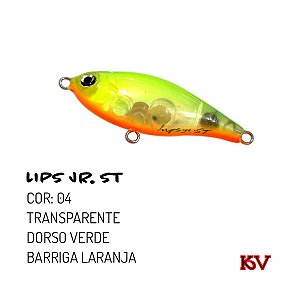 Isca Artificial KV Lips Jr St 5,8 cm 6,5 gr Cor 04
