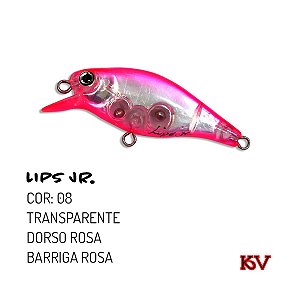 Isca Artificial KV Lips Jr 5,8 cm 5,5 gr Cor 08